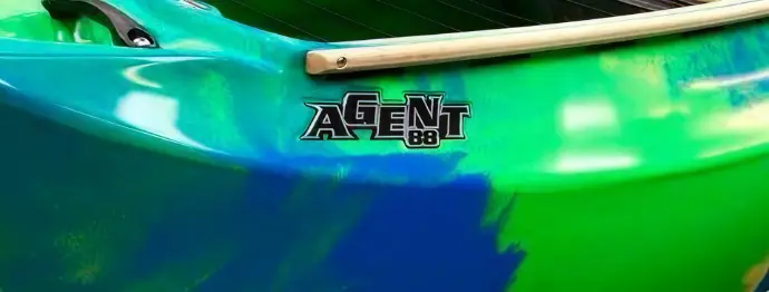 Silverbirch Agent 88 Blue Green detail logo