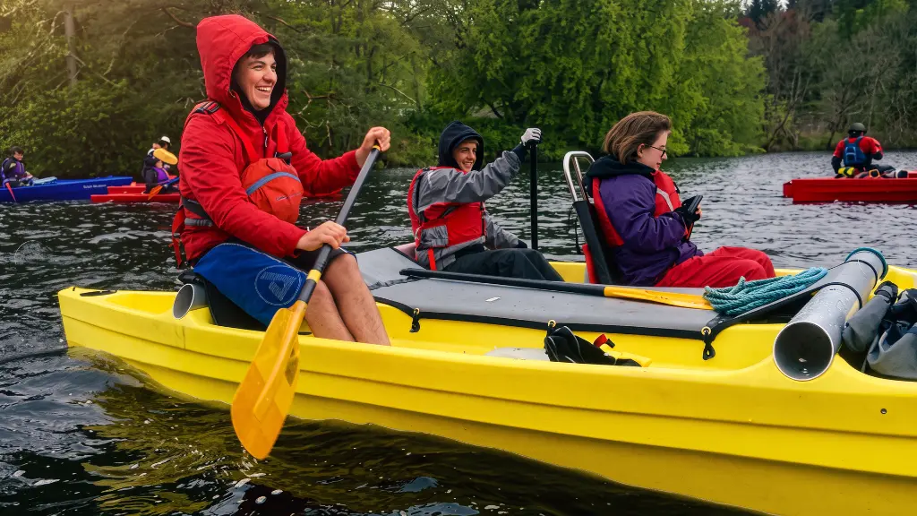 Yellow Katakanu Paddled by Youth