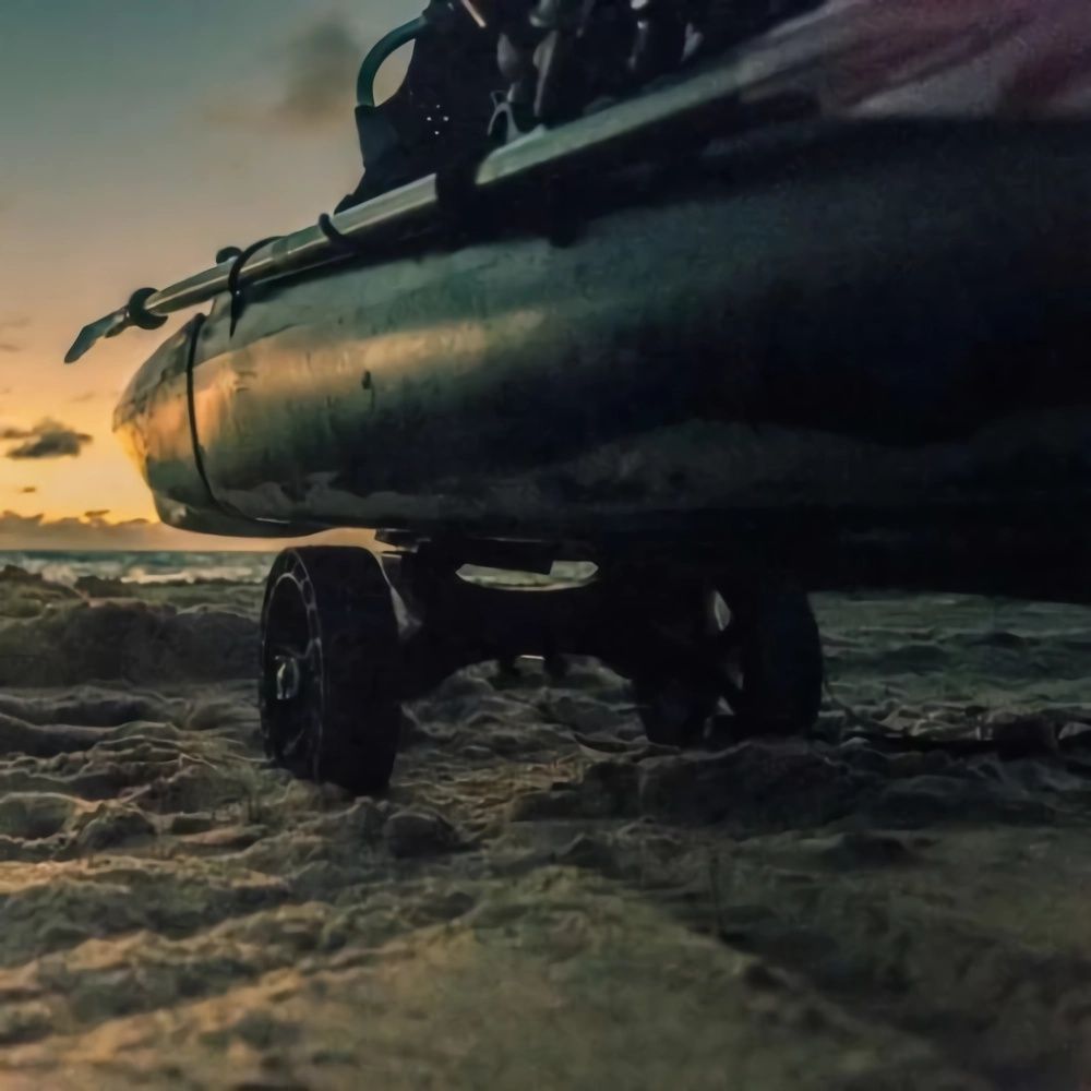 Railblaza C-Tug Kayak & Canoe Trolley Used on Sand