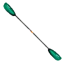 Aqua Bound Tango 2-Piece Straight Shaft Green Tide Full