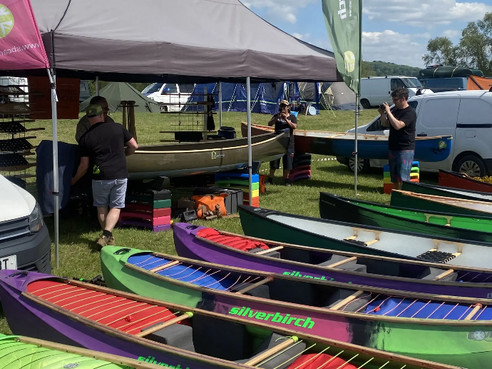 BPM Airbags Pair in Silverbirch Whitewater Canoes