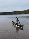 Quetico 15 Composite on calm waters