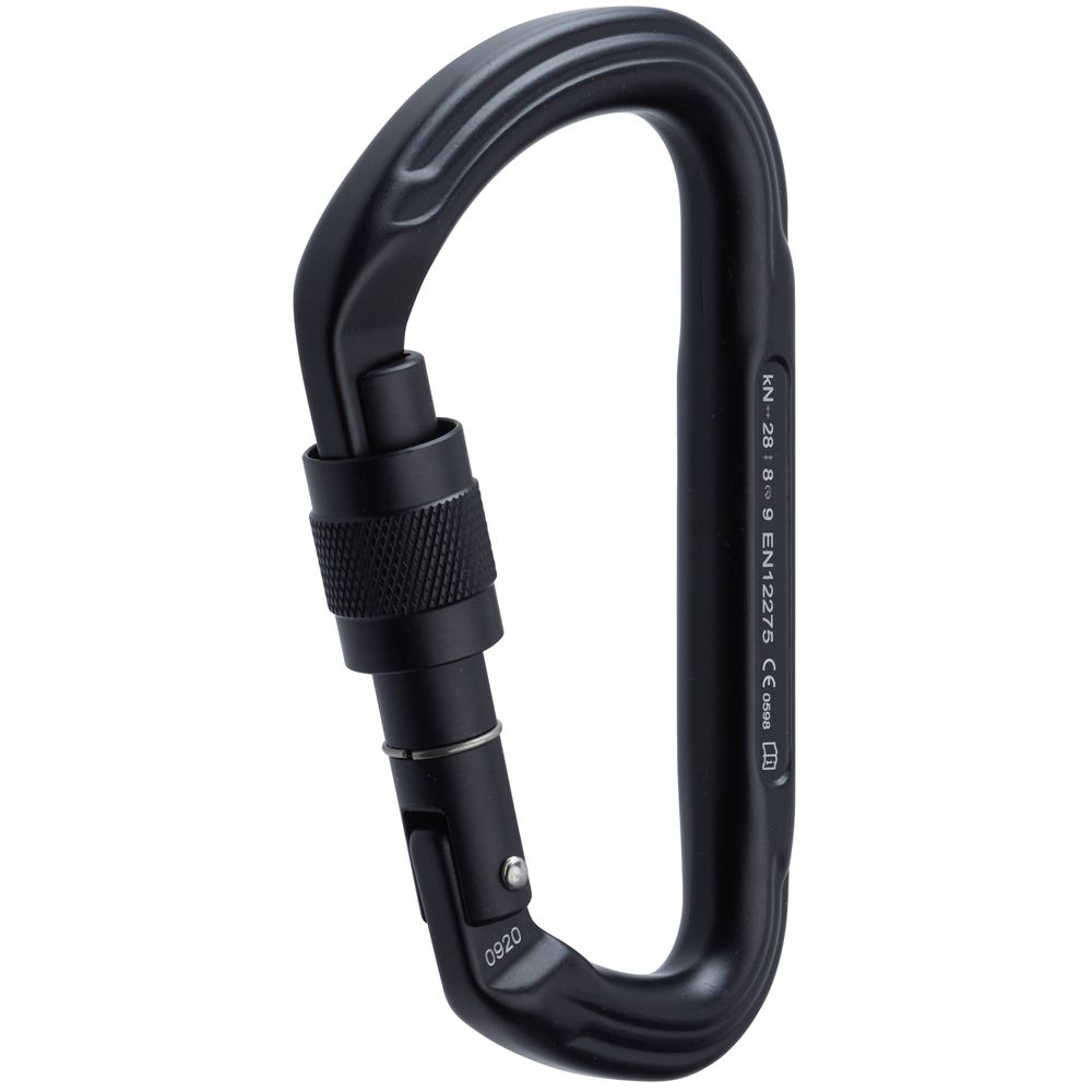NRS Nuq Screw Lock Carabiner Black