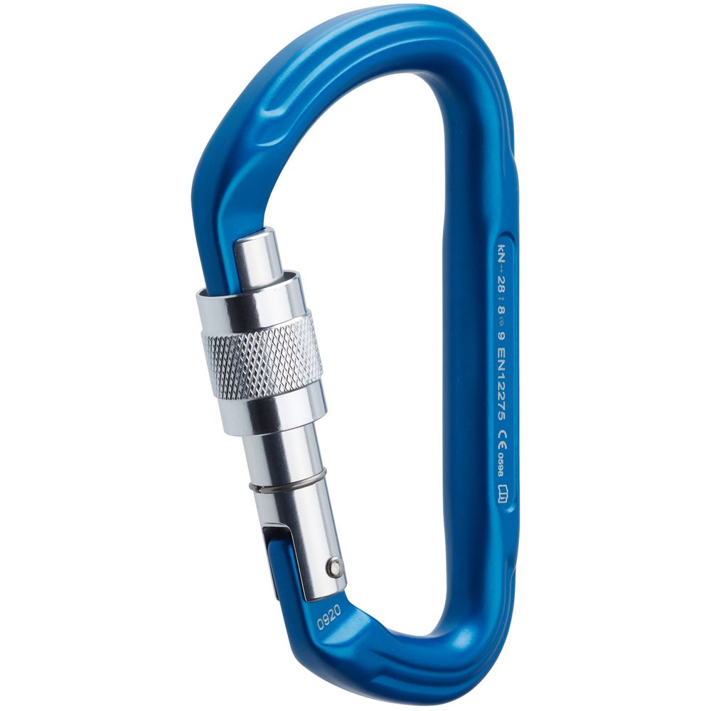 NRS Nuq Screw Lock Carabiner Blue