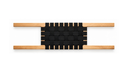 Wood /web extra wide seat