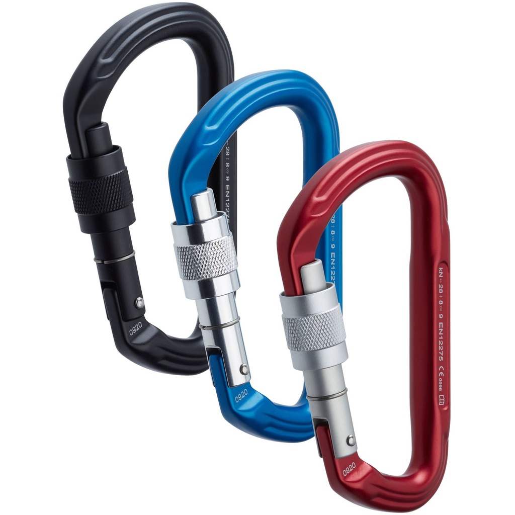 NRS Nuq Screw Lock Carabiner (Red)