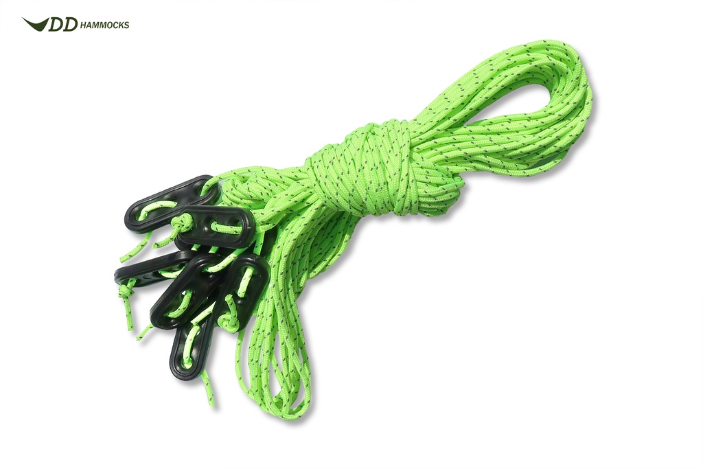 DD Superlight Guy Rope -Bright Green (8 x 2)